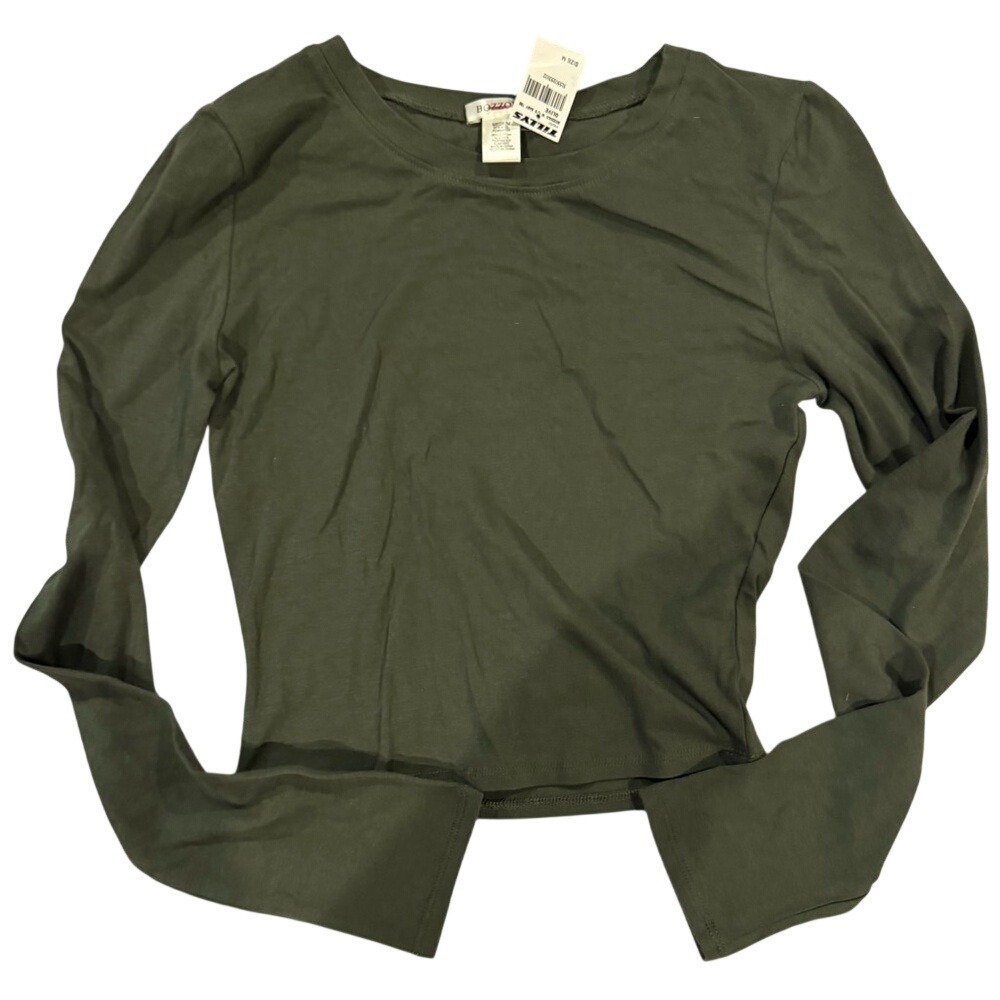 Bozzolo Forest Green Long Sleeve Women's Tee